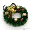 Decorative Flowers Wreaths 6Cm Small Christmas Wreath Decoration Thanksgiving Garland Window Restaurant Home Plastic Fl Packing2010 Dh3Ap