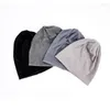 Bandanas Solide Frühling Polyester Männer/Frauen Unisex Beanies Caps Lässige Beanie Hüte Für Frauen Skullies Dünne Kappe