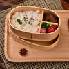 Zestawy naczyń obiadowych drewniana jednowarstwowa dzielące się kreatywne pudełko na lunch bento boxvintage sushi lite drewniane gospodarstwo domowe