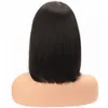 Parrucca frontale in vero pizzo con capelli umani Bobo Parrucche per capelli corti da donna