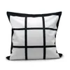 Travessura de calor DIY Candidato dom￩stico Casa de sublima￧￣o de um lados em branco Sof￡ Decorativo travesseiro RRB15956