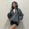 Kadın Hoodies Sweatshirts Vintage Fashion Star Graphic Peri Grunge Erkekler Kadınlar Uzun kollu Zip Hoodie Ceket Büyük Sokak Giyim Y2K Giysileri Emo Kazak 220930