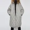 Mens Down Parkas Womens Overcoat z kapturem długie kurtki Zimowa geometria z kapturem ciepła warstwowa płaszcz Kobieta Streetwear Oversize płaszcz Kurtka 220930