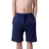 Shorts pour hommes Pyjamas en coton d'été Vêtements de nuit pour hommes Pantalons décontractés Dormir court Lâche Confortable Bas de sommeil Vente en gros et au détail