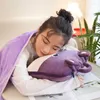 Blankets Cartoon Plush Pillow Multifunction 2 In 1 Throw Cushion Kids Car Flannel Blanket Cute Animal Air Conditioner Quilt