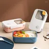 Ensembles de vaisselle boîte à lunch en acier inoxydable étudiant employé de bureau partitionné adulte Bento stockage Portable salade de fruits