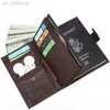 Wallets 2020 hot-selling passport bag leather passport book multi-card first layer cowhide short wallet document bag L220929