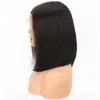 Front Lace Real Human Hair Bob Wig Bobo Women Short Hair Headband Wigs