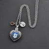 Pendentif Colliers Mère Câlins Enfant En Coeur Mémorial Urne Collier En Acier Inoxydable Souvenir Bijoux Cendres De Crémation Pour Un Être Cher