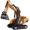 Diecast Model Car High Simulation Alloy Engineering Vehicle Excavator Model 1 87 Dredger Strong Truck 220930