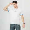 Zupełnie nowe męskie koszulka T-shirt Casual Men T Shirt krótki rękaw Solidny kolor Summer Męskie Top koszulki