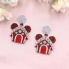 Dangle Ohrringe Produkt CN Drop Mouse Lebkuchenhaus Frauen s￼￟e Weihnachts -Acryl