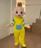 JJ Doll Mavi Bebek Maskot Karikatür Karakterleri Cadılar Bayramı Maskot Partileri İçin Süslü Maskot Kostümü