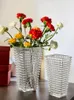 Vasi Entry Lux Style Vaso Decorazione Soggiorno Composizione floreale Ins High Sense Portabicchieri in cristallo famoso in Internet