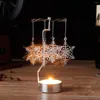 Dekoracje świąteczne obrotowe latarnia świecznik Wesołych ozdobów Dekor dla domu Noel Docer 2022 Rok prezenty