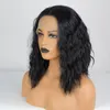 Africa Black Curly Wigs 1B Color Afro Corn Bigodino Parrucca Copricapo