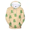 Men's Hoodies Fashion Design Cartoon Print Small Animal Sweatshirt Men/Female Clothing Cute Kids 3D Pullover Hip Hop Harajuku
