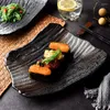 Placas 1pcs 10 polegadas Creative Ceramic Sushi Plate