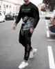 Men's Tracksuits Geometry Series Men Tracksuit Suit Sports Jogging T Shirt Outfit 3D Printed Breathable Cool 2 Piece Set 2022 Mens Summer