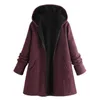 Damesjassen jas jas praktische vaste kleur lange mouwen lange mouwen winddichte dame oversized winter pluche voor thuis