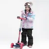 Skifahren Jacken Winter Kinder Ski Kleidung Top Mädchen Jungen Verdickte Warme Snowboard Kinder Anzug Mantel Winddicht Wasserdicht