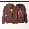 Мужские толстовки Young Thug Hoodie 555555 Печатный плюш Мужские и женские Свободные размеры