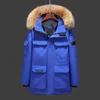 Mens Down Parkas Nya Mens Winter Puffer Jackets Down Coat Womens Fashion Down Jacka Par Parka Outdoor Warm Feather Outfit outkläder Multicolor Coats SMLXL2 ENZ7