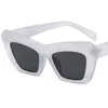 NEW Sunglasses Unisex Cat Eye Sun Glasses Oversize Frame Adumbral Anti-UV Spectacles Width Temoles Eyeglasses Retro Ornamental