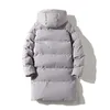 남성 재킷 고품질 블랭크 롱 라인 복어 재킷 긴 슬리브 플러스 크기 블랙 코트 8xl 겨울 두꺼운 따뜻한 추운 날씨 220930