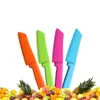 Pour Pain Laitue Couteau De Cuisine Enfants Chef Cuisine Couteaux À Fruits En Plastique Sûr Enfants Couteaux D'office Dents De Scie Cutter RRB15981