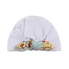 Chapeaux 1 pièces choisis filles garçons doux Turban oreille noeud bonnet chapeau musulman inde bohème arcs