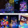 Nattljus LED -ljus USB Girl's Bedroom Decor Fairy With Po Clips Garland Christmas Wedding Party Brithday Lamp