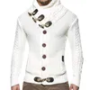 Erkek Sweaters Adam Sokak Giyim Giysileri Bıkıklama Kazak Erkekler L XL Uzun Kollu Külük Sonbahar Kış Yumuşak Sıcak Temel #BKG3579 220930