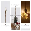 Décoration de fête 3pcs Noël LED Lumière de Noël suspendus Lampes de nuit Creative Decor Drop Livraison 2021 Home Garden Party Party Suppli Dhgoh