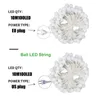 Stringhe 10M 100LED Luci a corda a sfera Decorazioni per ghirlande per esterni per la casa Luce fata Decorazione per albero di Natale Illuminazione per vacanze di nozze