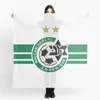 Banner Flags 140x140cm Maccabi Haifa Bandiera Sciarpa Israele FC Calcio Calcio Scialle in chiffon per tifosi 220930