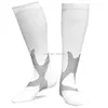 Men's Socks Men Varicose Compression Legs Knee Length Casual Crew Slimming Calf Cycling Skate Stocking