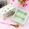 Gift Wrap Holiday 20Pcs Macarons Box With Transparent Window DIY Wedding Baking Accessories Home Party Cake Packaging
