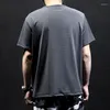 Canotte da uomo 2 pezzi T-shirt in seta di ghiaccio Manica corta da uomo Estate Mesh Sport Bancarelle di vestiti larghi ad asciugatura rapida