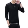 Men's T Shirts Autumn/winter 2022 Men's Long-sleeved T-shirt T-303 Trend Tights Youth Handsome Loose