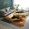 Tapis Dieu Jésus Lion Tapis Sol pour Salon Décoration Grand Tapis Chambre Tapis Anti-dérapant Tapis