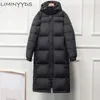 Hommes vers le bas Parkas manteau à capuche pour femmes automne chaud épais longue bouffante hiver dames doudoune modèles de couple pour hommes et femmes Parka Quilte 220930