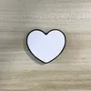 Cuore universale Sublimazione Porta cellulare vuoto Supporto in plastica con staffa di impugnatura per stampa a trasferimento termico con inserto in metallo