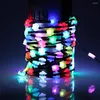 Strings USB Bluetooth Colorful Christmas Light Fairy Lights Flower Pentagram RGB LED String Tree Year Decor Garland