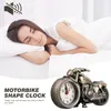 Стеновые часы 1pc Mens Room Decor Targe Clock для спальни творческий кровать многоцелевой модель мотоцикла