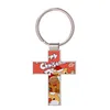 Sublimate Cross Cross -keychain transfer metal keychains diy diy geal explicing accessosities