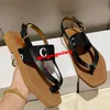 Woody Sandals для женщин женский модельер ткани скользкий плоские каблуки черные белые буквы Mules Girls Trend Open Toe Casual Lofers