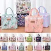 Dinnerware Sets Portable Lunch Bag Thermal Insulated Cooler Picnic Storage Bags Shoulder Box Tote Travel Handbag