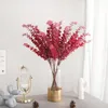 Flores decorativas 1pc Artificial eucalipto caule Planta realista Acessórios de decoração caseira