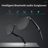 Occhiali da sole Smart Bluetooth Glasses Intelligent 5.0 TWS Musica wireless auricolari Anti-Blue Polarized Lens